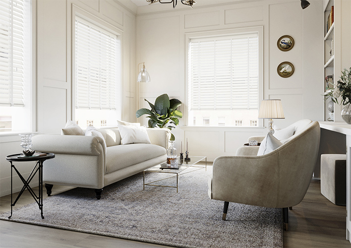 Ecowood Deluxe, Soft White Fine Grain - Motorised Venetian Blind - Image 6